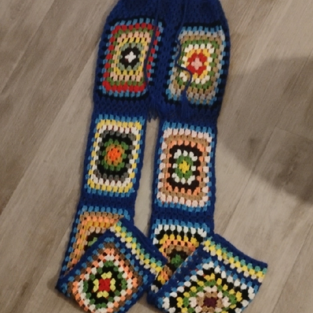 Colorful Crochet Leggings/Crotchet Jeans👖